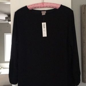 NWT Chico’s Black Column Dress